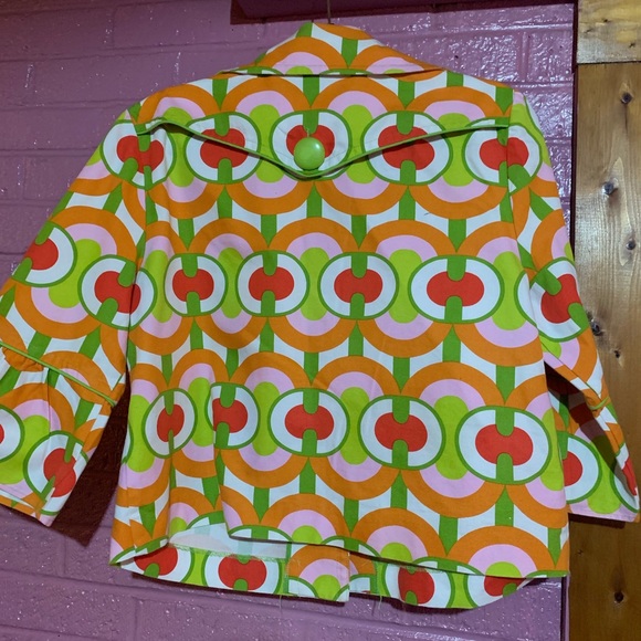 Multi Color Crop Jacket - Picture 2 of 2